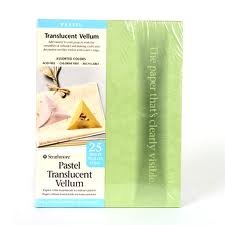 25ct Pastel Translucent Vellum Paper