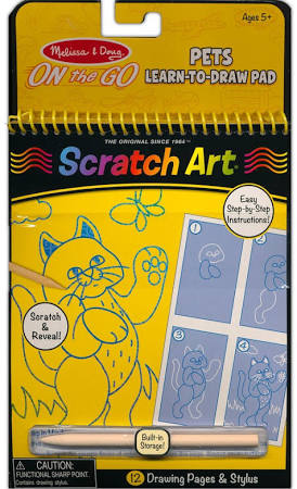 Scratch Art On The Go Pets