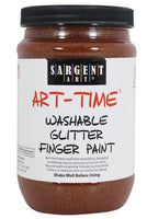 Brown Glitter Finger Paint (16 ounce)