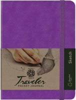 4X3 Pentalic Travelers Journal-Purple