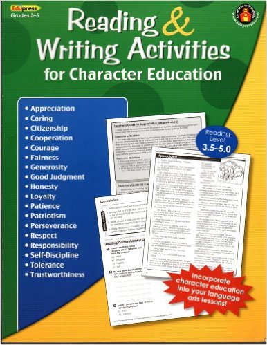 Reading & Writing Activities for Character Education GR 3-5
