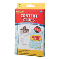 Reading Comprehension Practice Cards: Context Clues Yellow