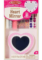 Wooden Heart Mirror