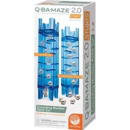 Q-BA-Maze 2.0 Cascading Marble Refill Set