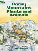 Rocky Mountains Plants & Animals Coloring Book