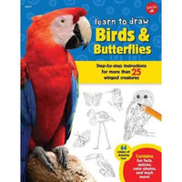 Learn to Draw: Birds & Butterflies