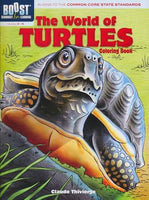 The World of Turtles Coloring Book