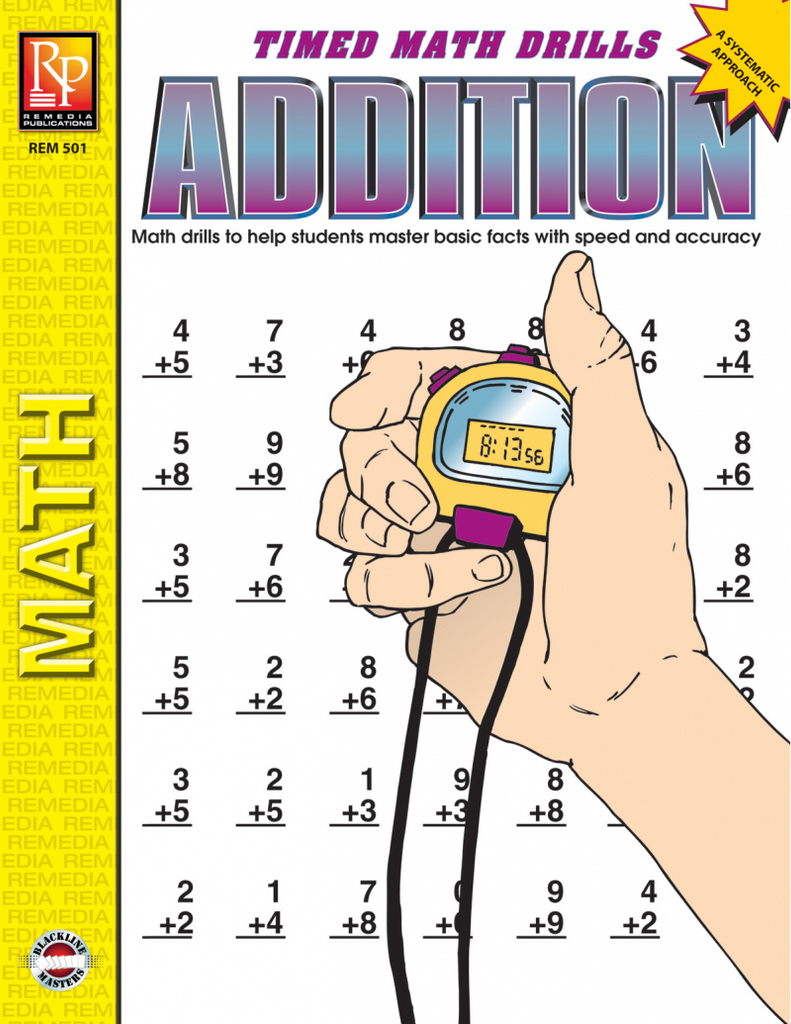 Timed Math Drills: Addition – Miller Pads & Paper