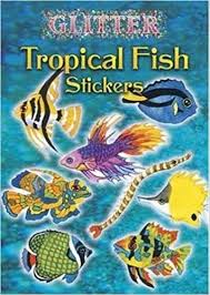 Glitter Tropical Fish Stickers