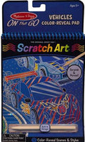 Scratch Art On The Go Vehicles