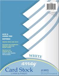 Cardstock-White – Miller Pads & Paper