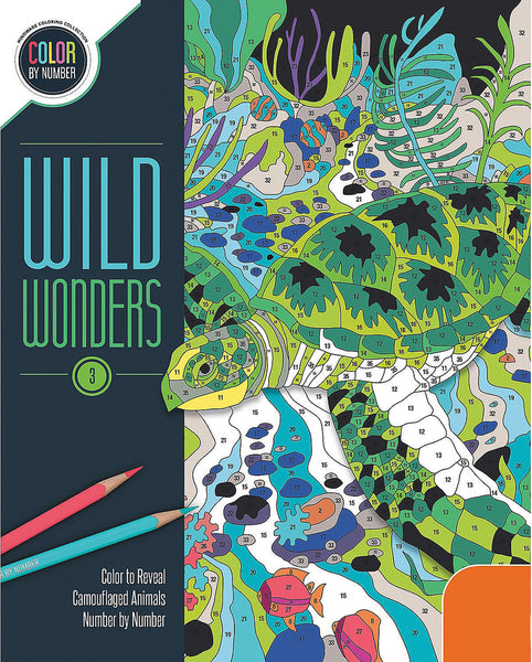 Wild Wonders Color by Number: Book 3
