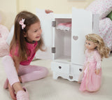Wooden Doll Armoire