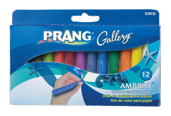 Ambrite Colored Chalk - Pack of 12