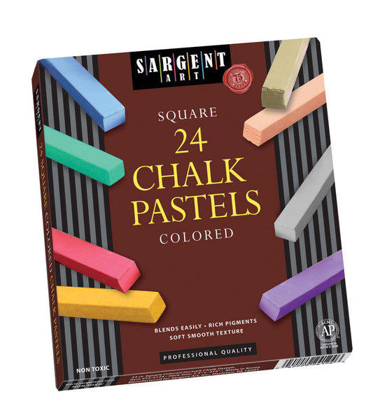 Sargent Art - Square Chalk Pastels (24 Landscape Colors)