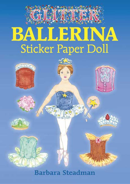Glitter Ballerina Sticker Paper Doll