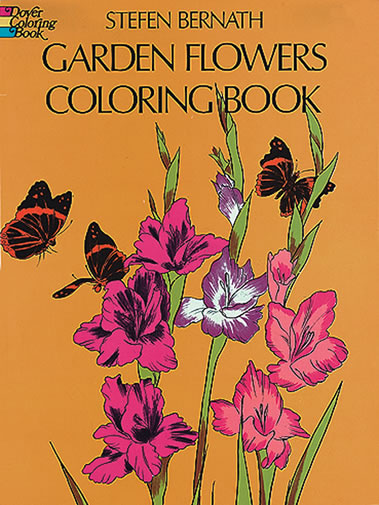 Garden Flowers Coloring Book