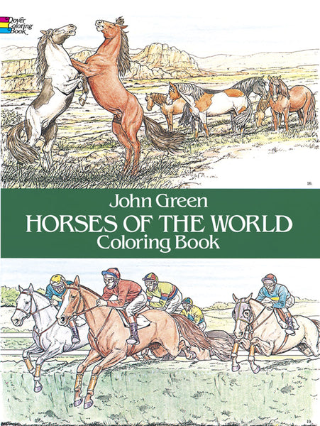 Horses of the World Coloring Book