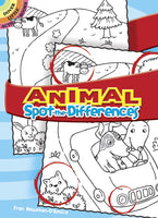 Animal Spot-the-Differences Activity Book
