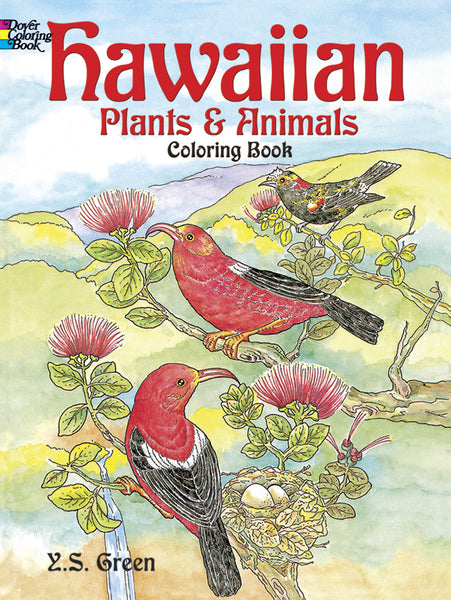 Hawaiin Plants & Animals Coloring Book