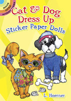 Cat & Dog Dress Up Sticker Paper Dolls (Mini Dover)
