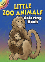 Little Zoo Animals Mini Dover Coloring Book