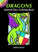 Dragons Stained Glass Coloring Book (Mini Dover)