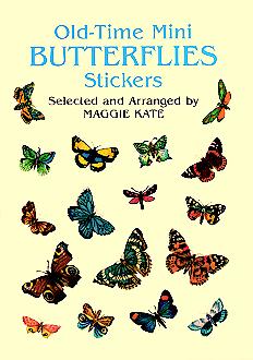 Old-Time Mini Butterflies Stickers (Mini Dover)