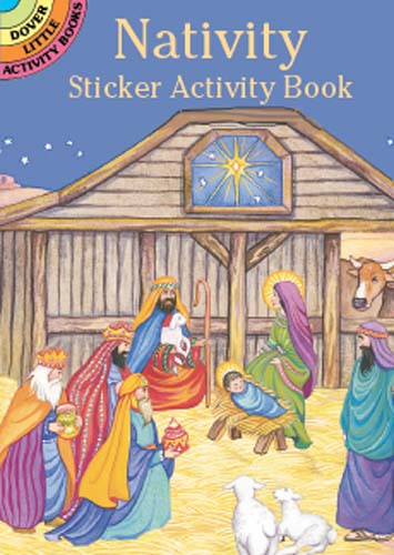 Nativity Sticker Activity Book (Mini Dover)