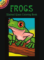Frogs Stained Glass Coloring Book (Mini Dover)