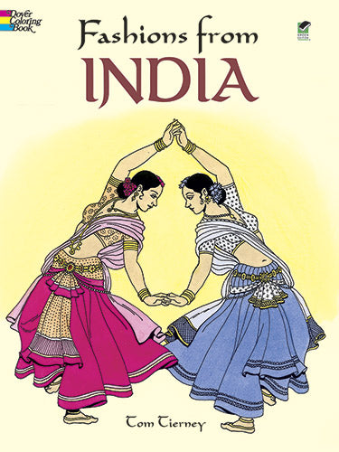 Fashions From India Coloring Book