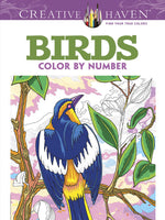 Birds Color By Number Coloring Book (Creative Haven)