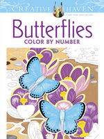 Butterflies Color By Number Coloring Book (Creative Haven)