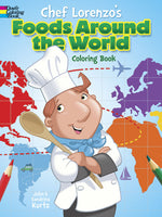 Food Around the World Coloring Book