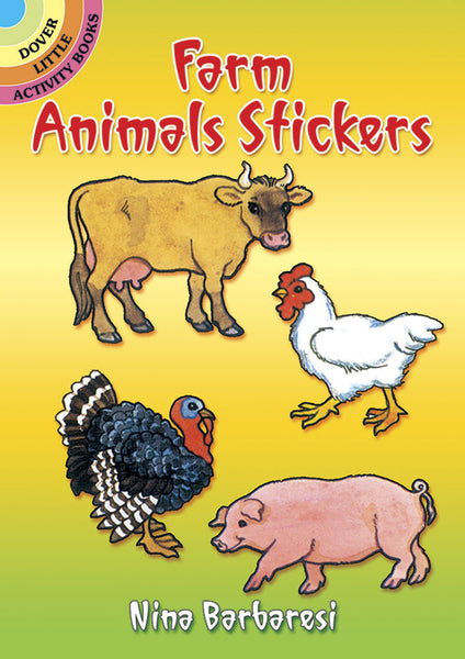 Farm Animals Stickers (Mini Dover)