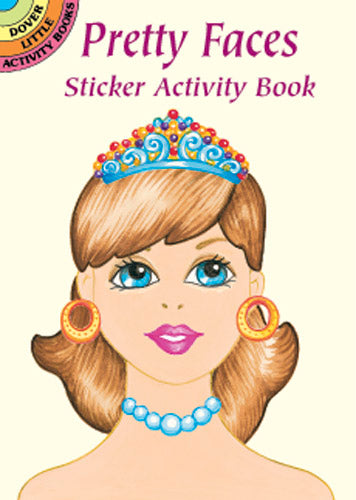 Pretty Faces Sticker Activity Book (Mini Dover)